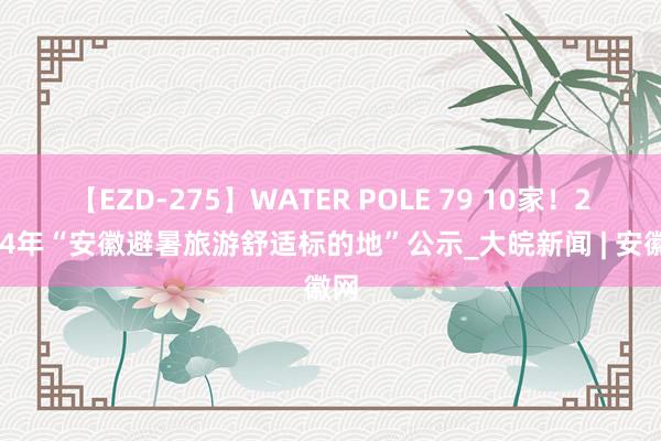 【EZD-275】WATER POLE 79 10家！2024年“安徽避暑旅游舒适标的地”公示_大皖新闻 | 安徽网